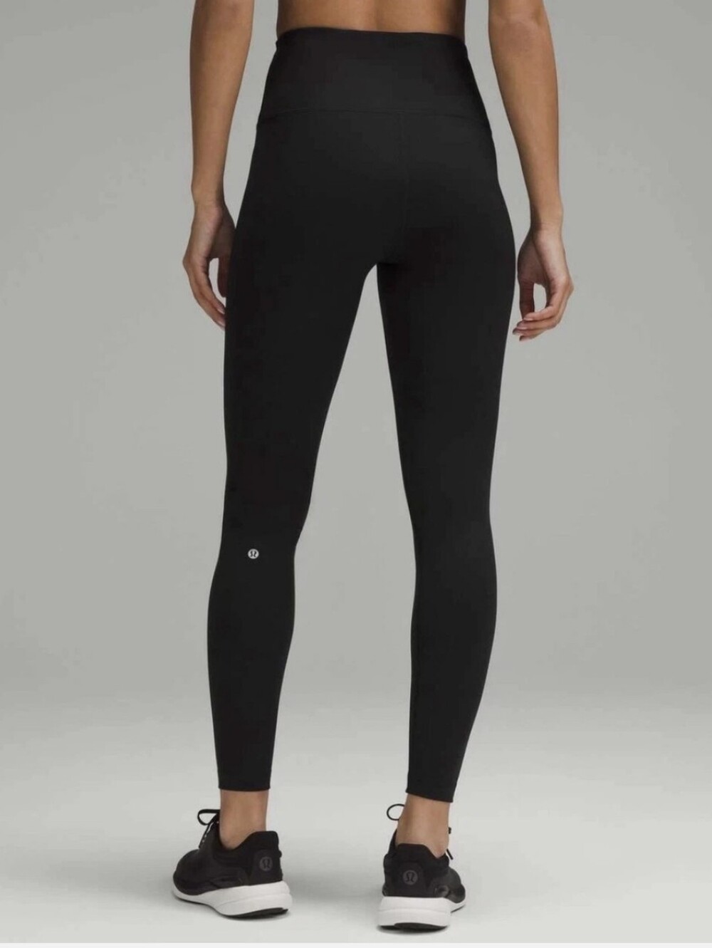Lululemon Wunder Train Ribbed High-Rise Black 25" Leggings Size 8